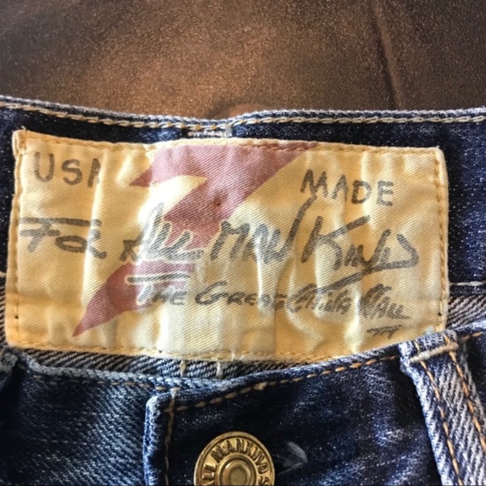 Distressed Roll Up Jean Shorts 7 For All Mankind - Picture 5 of 7